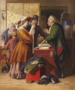 Eligiendo el Vestido de Novia de William Mulready